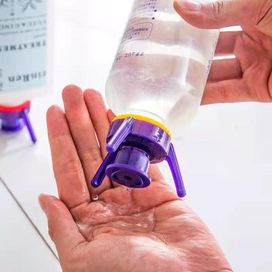 Inverted bottle cap, large, medium, small, and sub size, multifunctional three legged stand, shower gel, shampoo, leak proof bot