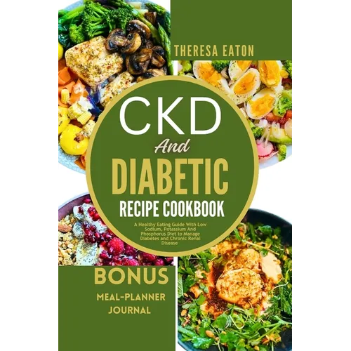 CKD and Diabetic Recipe Cookbook paperback with cover title and meal-planner bonus