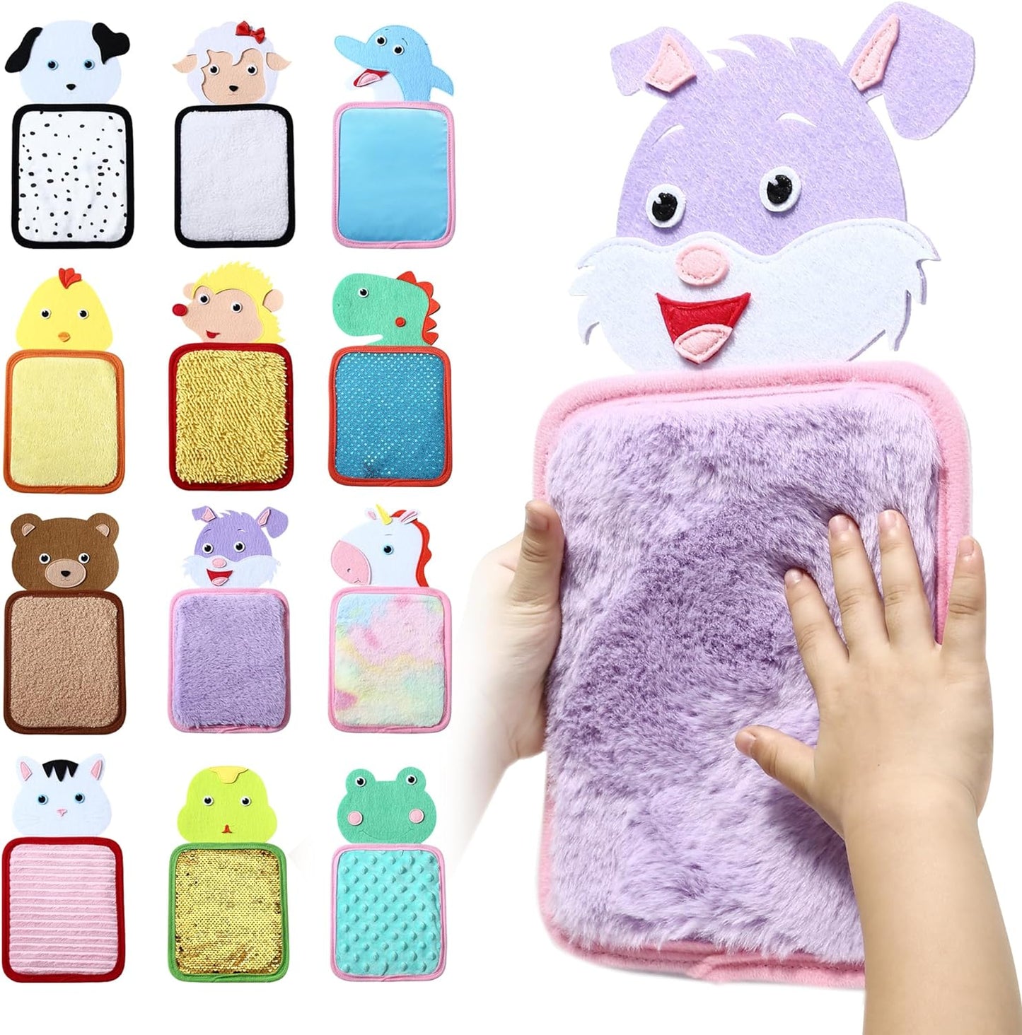Special Supplies Sensory Zoo Animal Mats, 10 Sets, Tactile Stimulation for Kids, Supports Autistic and Processing Challenges, Calming and Stimulating Early Learning Play