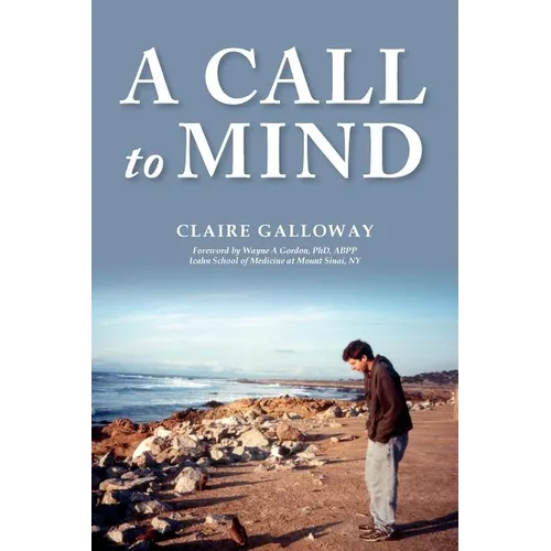 Paperback book: blue cover with 'A Call to Mind' title and author Claire Galloway