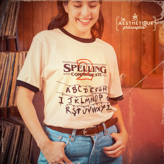 Spelling to Communicate - S2C - Adult Unisex Cotton Ringer T-Shirt