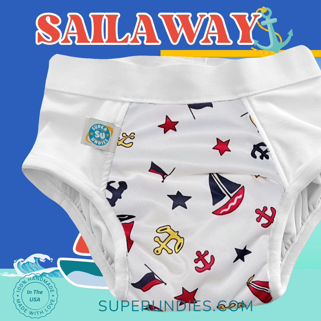 (5 Pack) 3-in-1 Diapers for Big Kids & 3 Liners