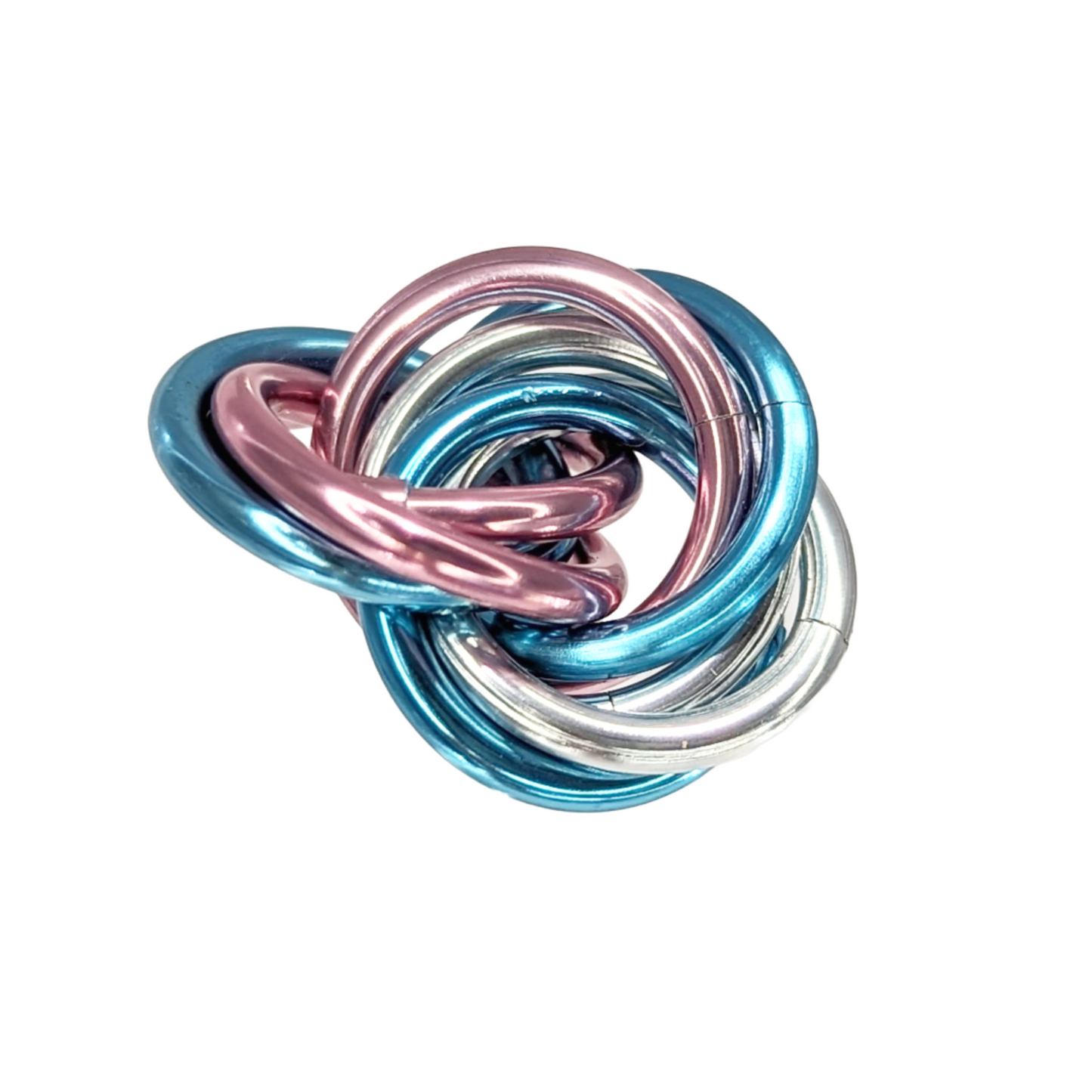 Möbii® PRIDE Collection: Shiny Multicolor Fidget Stress Balls Steel Lynx