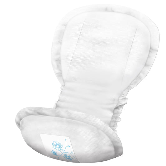 White Light Premium Super 4 bladder control pad, absorbent shape