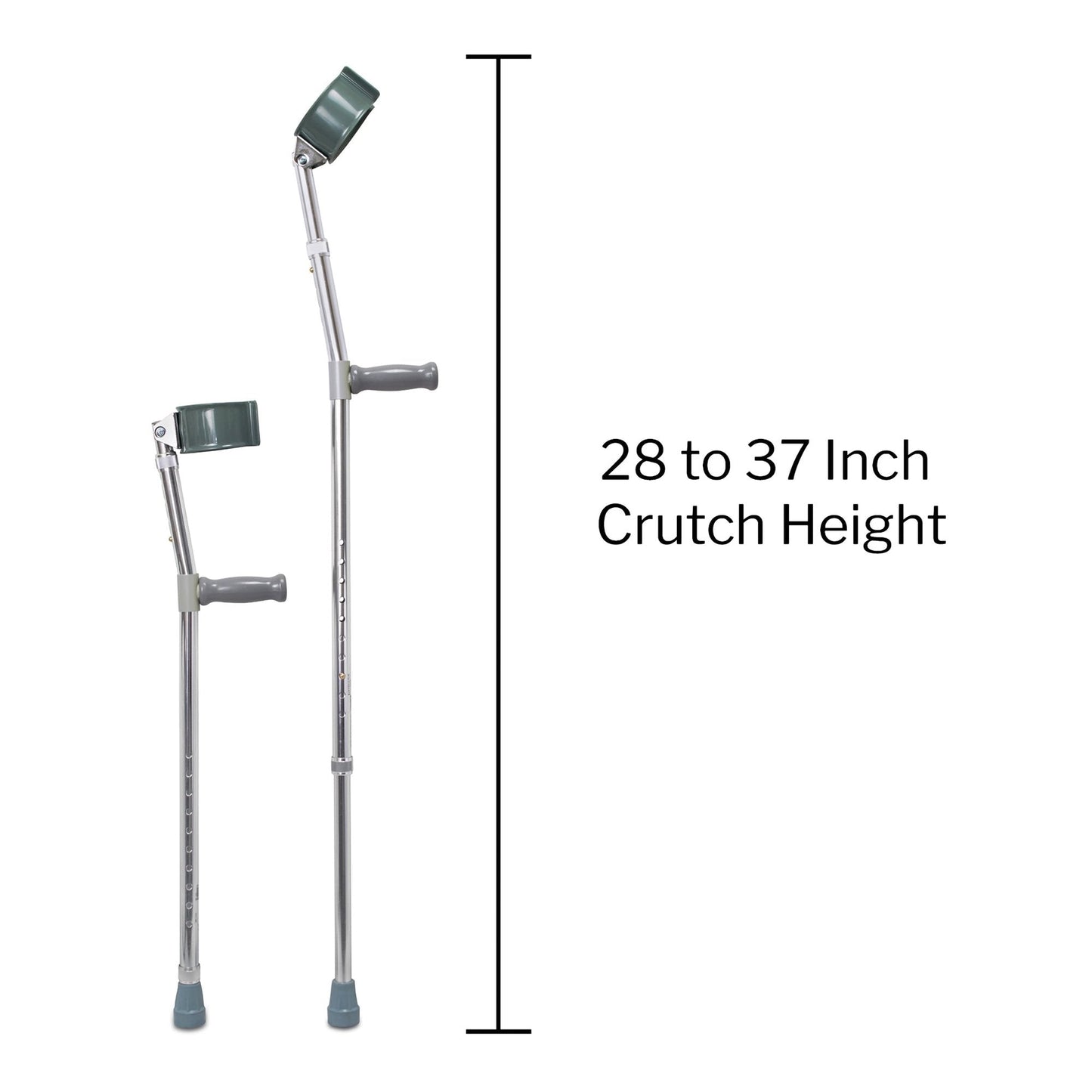 McKesson Forearm Crutch 146-10403 Medsitis