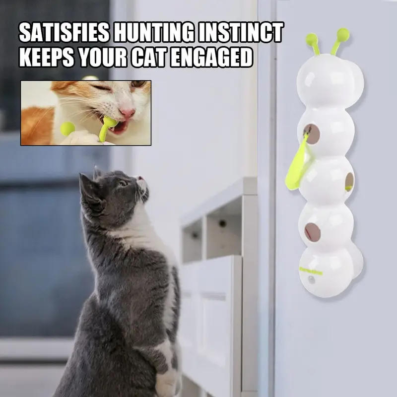 Wiggly Caterpillar Cat Toy – Automatic Motion for Endless Play!