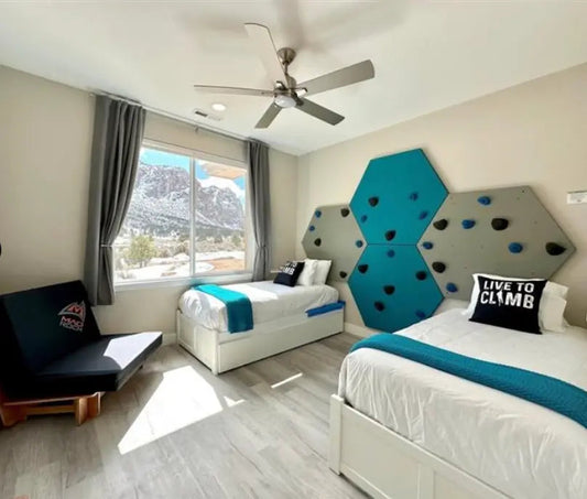 Rock Climbing Panels - HexCore Modular Hexagonal Wood Panel