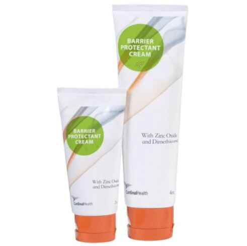 Skin barrier protectant cream tubes with zinc oxide and dimethicone