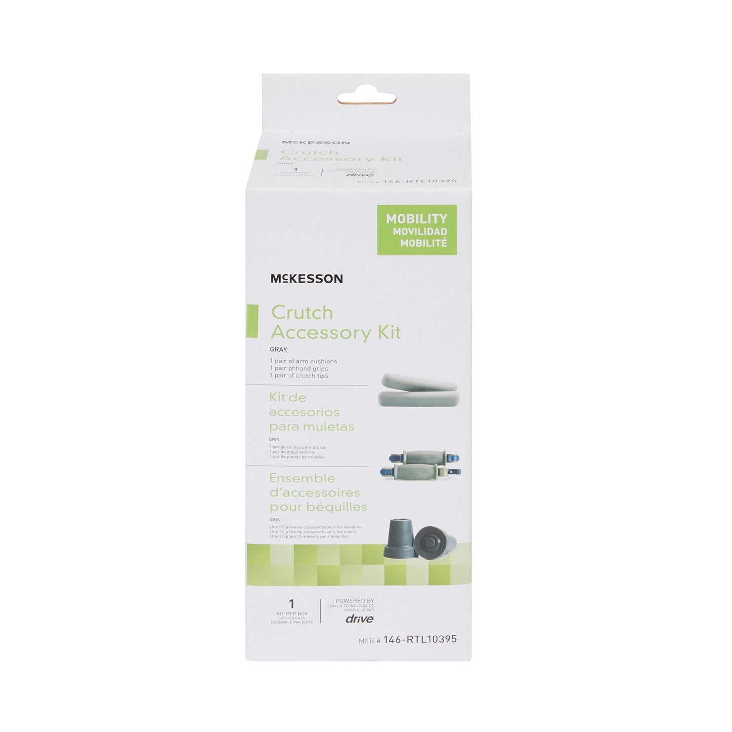 McKesson Crutch Accessory Kit 146-RTL10395 Medsitis