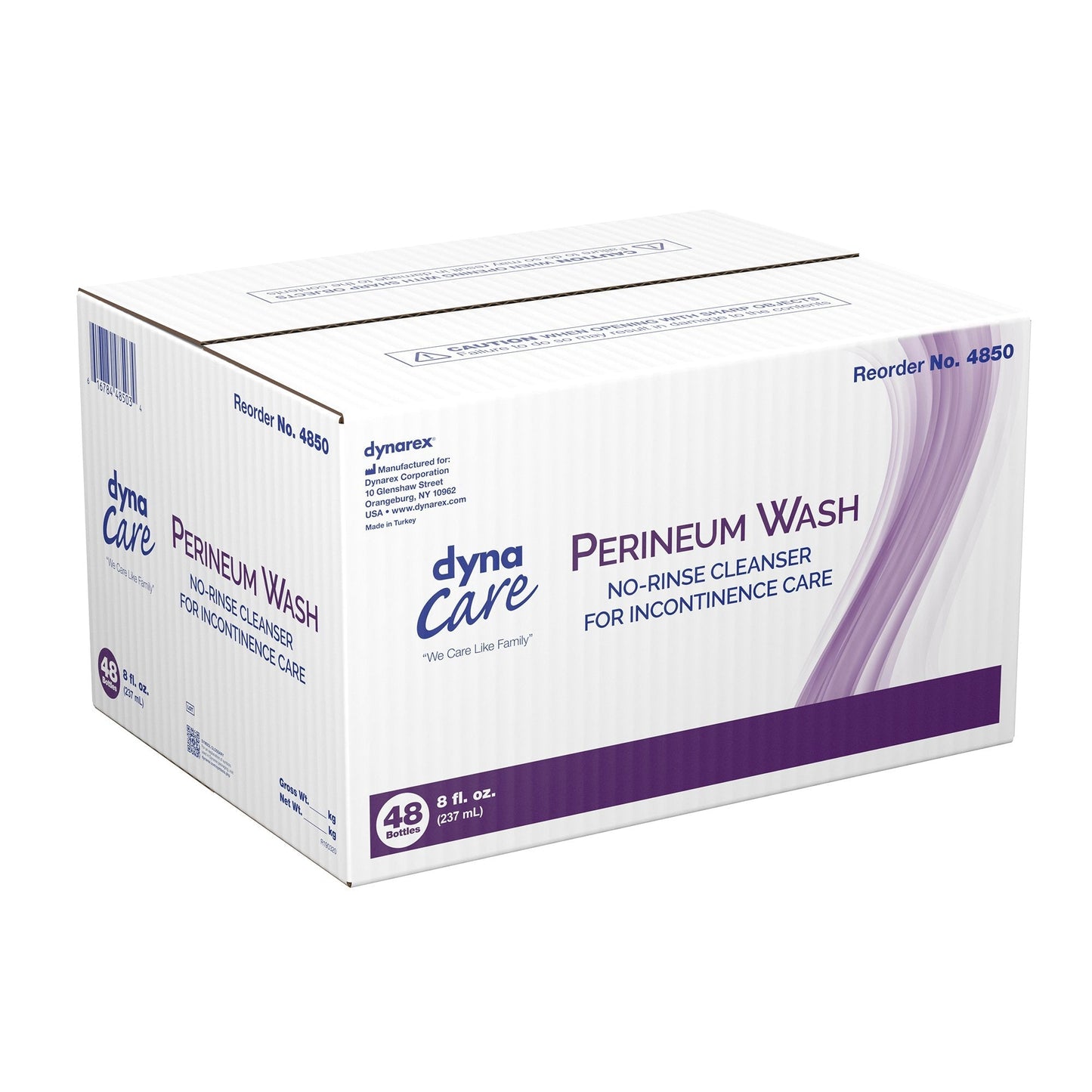 Perineum Wash no-rinse cleanser case with 48 bottles, 8 fl oz each