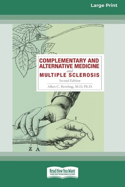 Large print paperback book with title text and hands illustration on cover