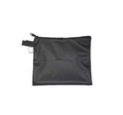 Dark gray PUL laundry bag with zipper and hanging loop