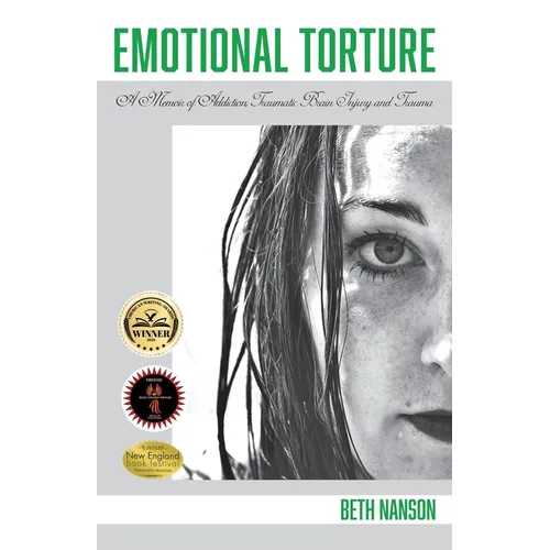 Paperback memoir book with grayscale woman portrait on cover; author Beth Nanson