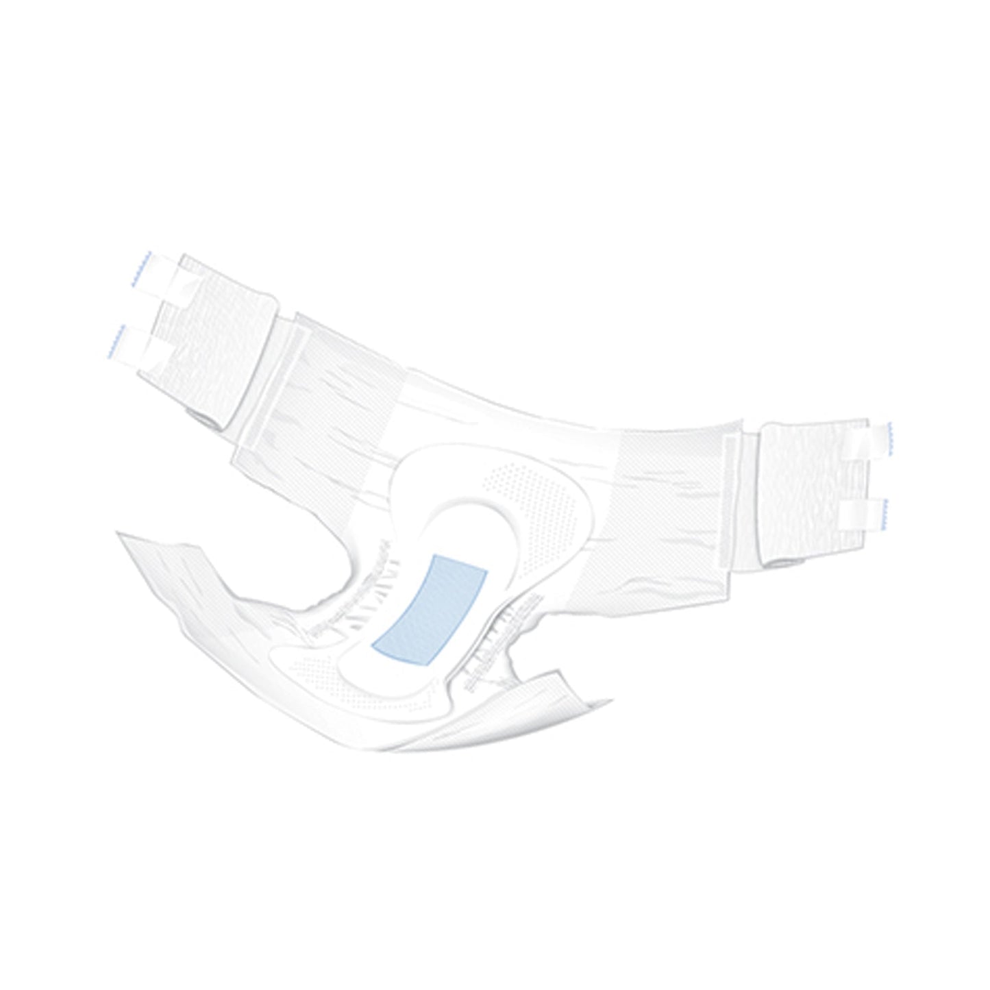 Bariatric Ultra brief layout with front panel and leg openings, 3XL