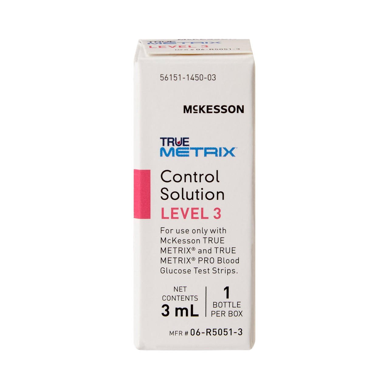 True Metrix control solution Level 3 box, net contents 3 mL per bottle