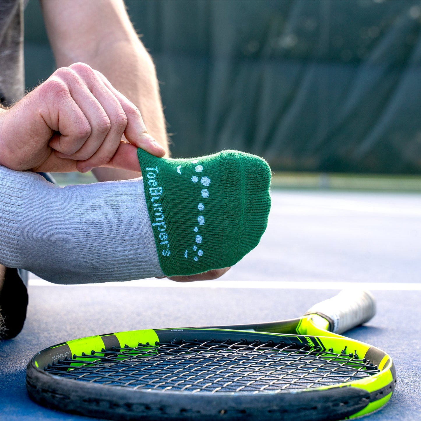 The Protector Pack - Men's Running Toe-Cushioning Sock (4-Pack) Toe Bumpers