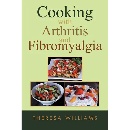 Paperback book cover with title text and food photos; author name at bottom