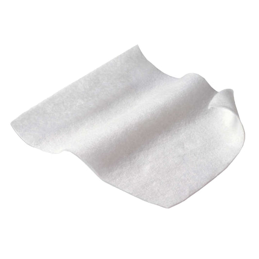 Barrier cream cloth, light gray disposable wipe