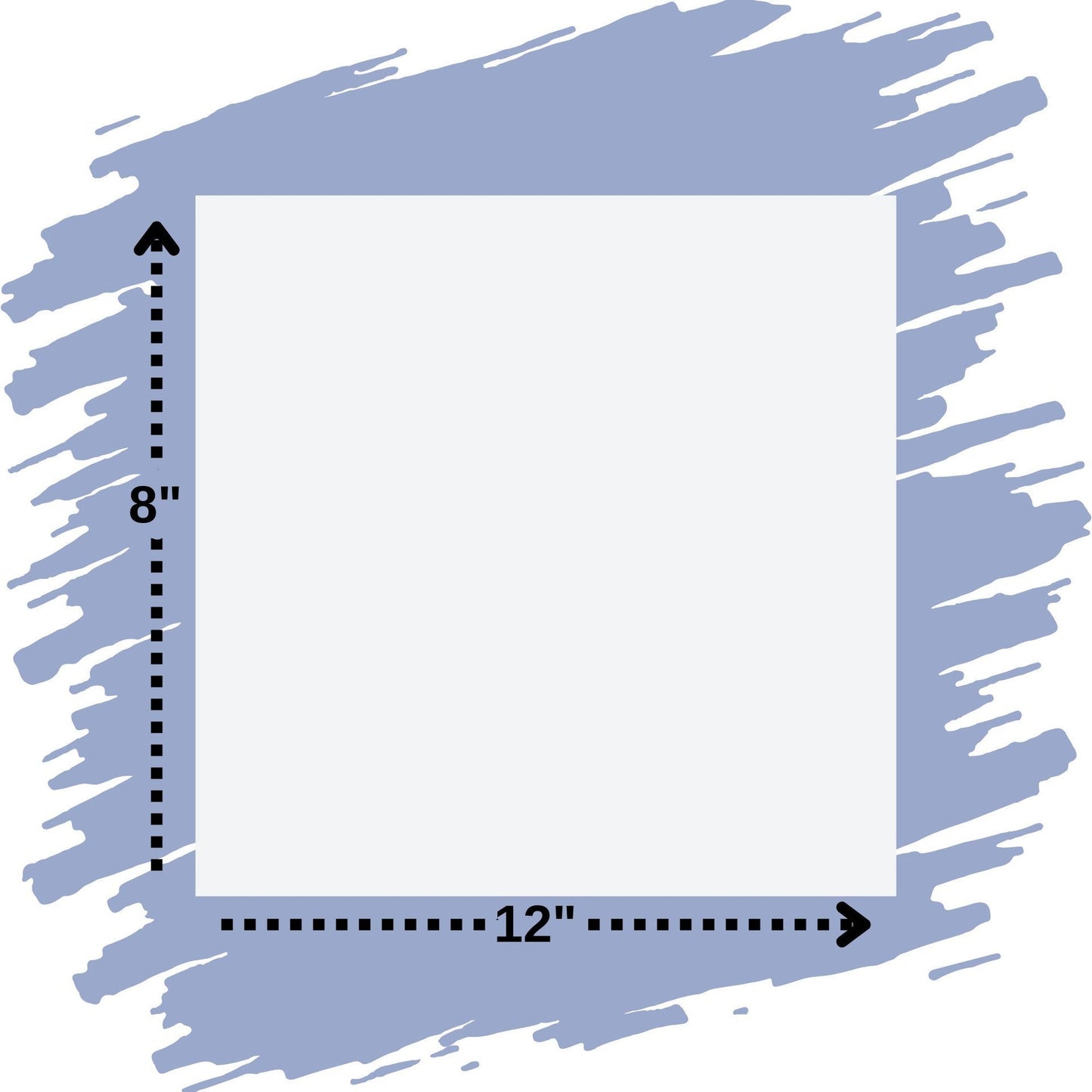 12 in x 8 in wipe size template for pre-moistened cleansing wipes