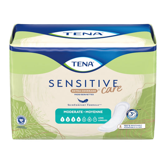 TENA Sensitive Care packaging on a white background