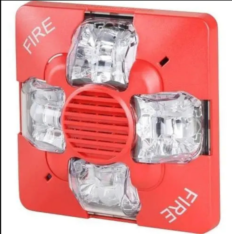 Kidde Outdoor Speaker Strobe 15-30cd Red Fire Alert System Fire Protection Parts