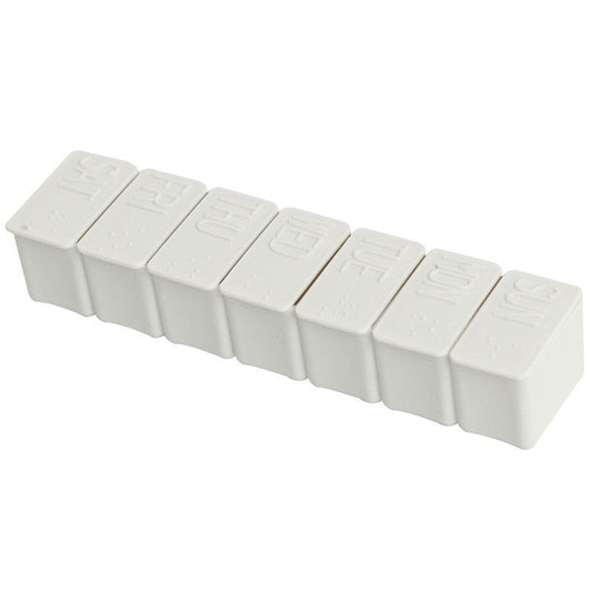 Travel Pill Box Holder Weekly Medicine Storage Organizer Container Drug Tablet Dispenser Independent Lattice Plastic Pill Case
