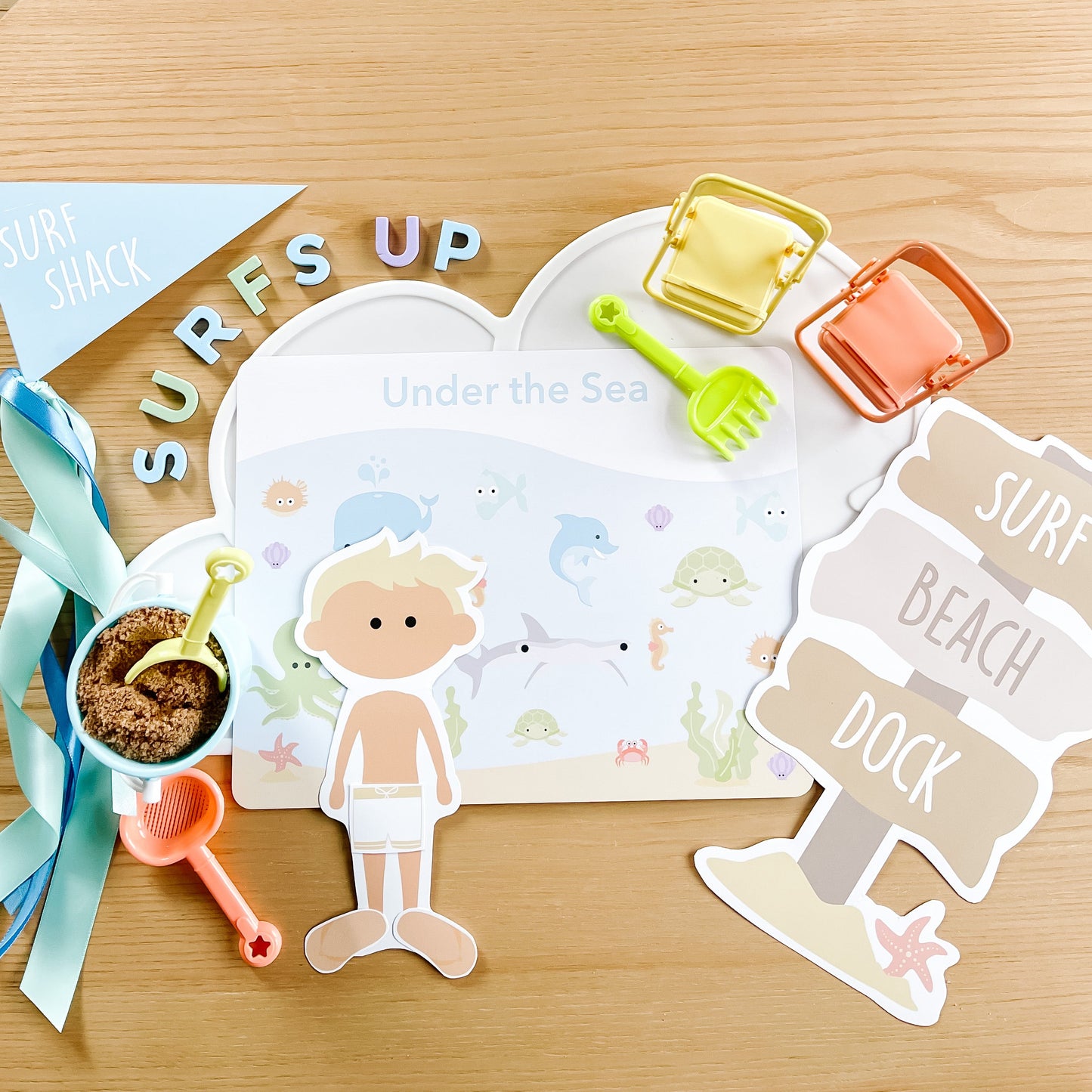 Surf Shack Printable Dramatic Play