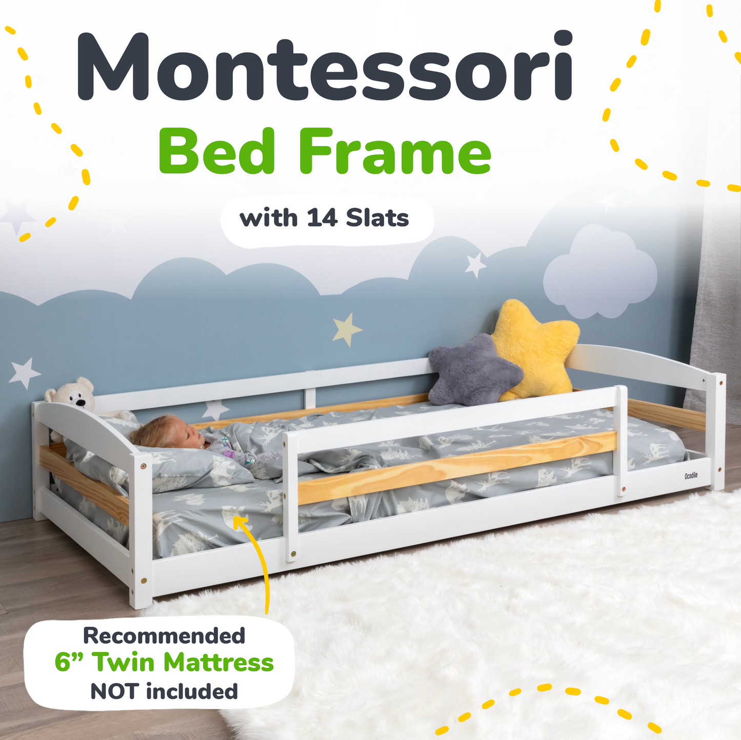 Floor Bed - Twin Size Ocodile.com