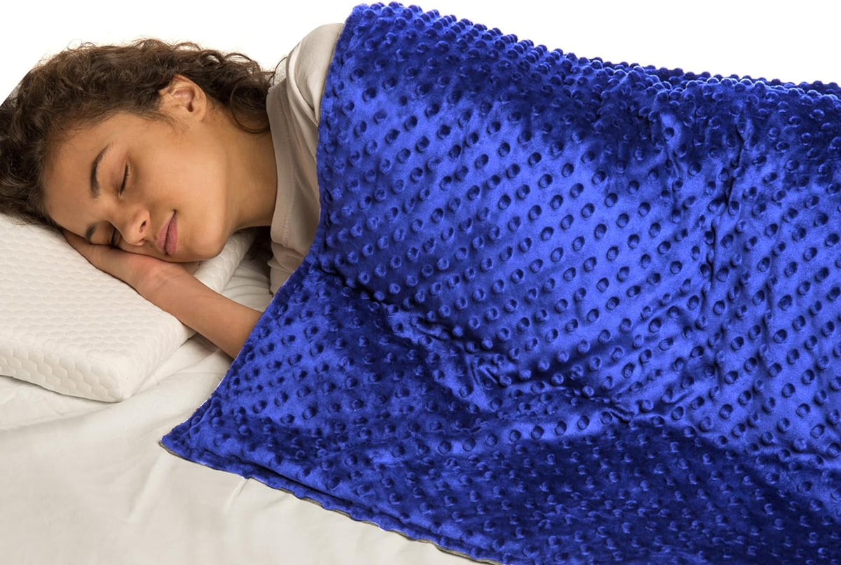10 Lbs 48'' x 72'' Weighted Blanket for Kids with Removable Cover Hazli Collection
