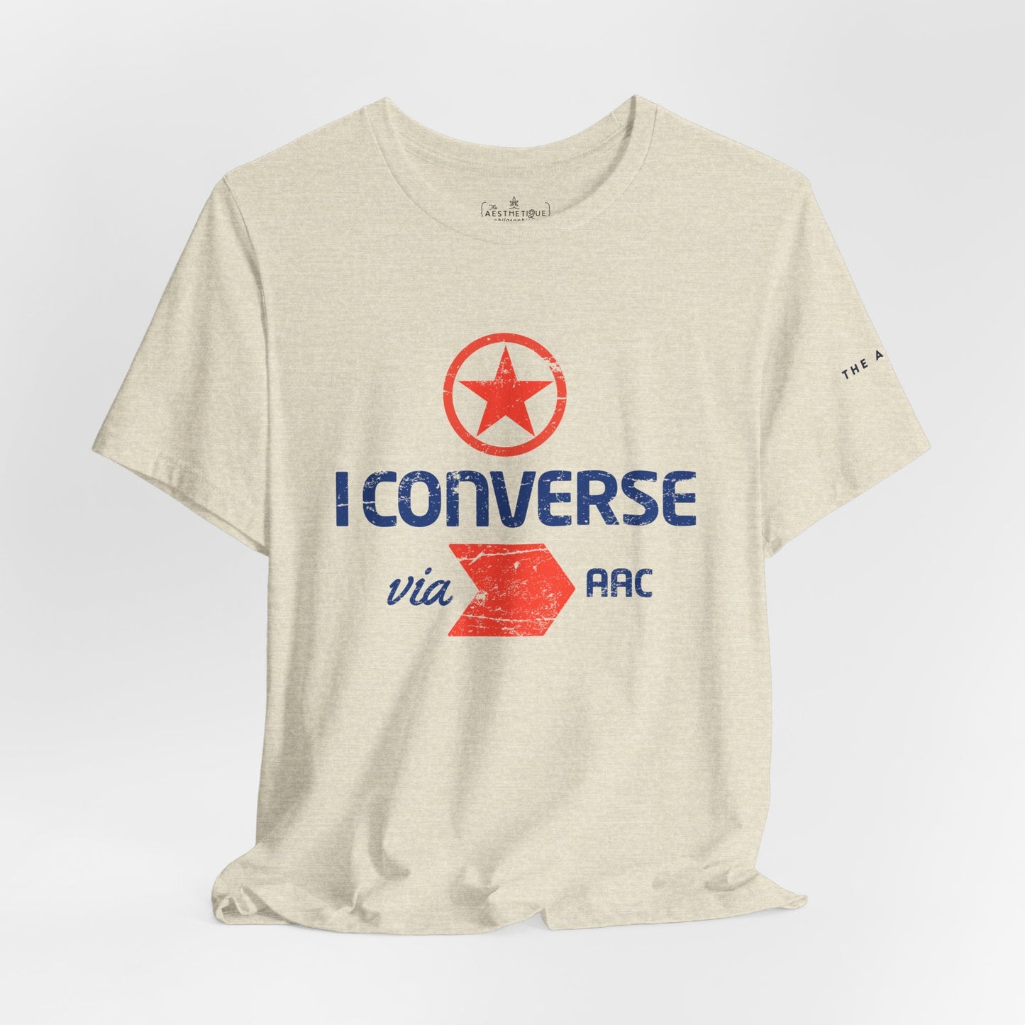 I Converse Via AAC - Unisex Jersey Short Sleeve Tee