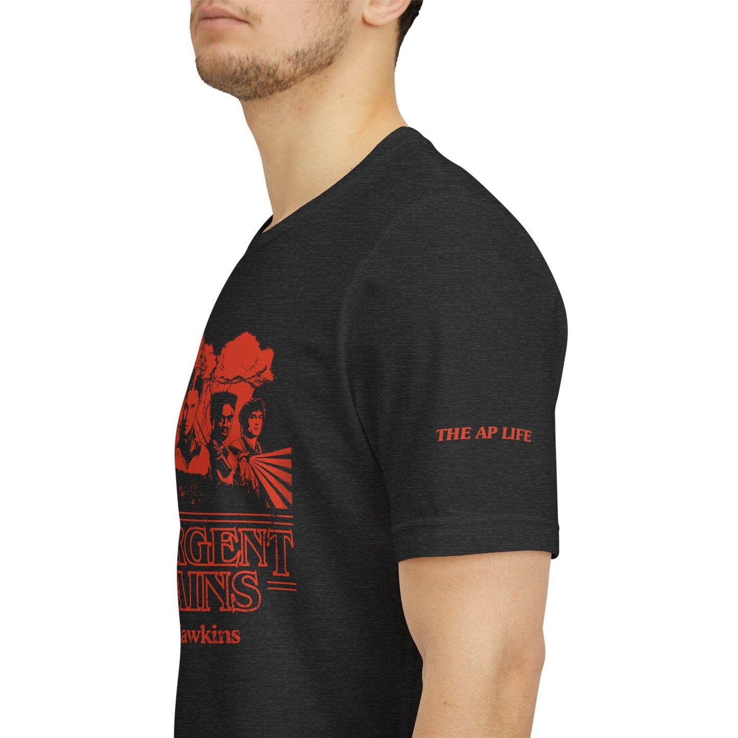 Divergent Brains Saved Hawkins - Adult Unisex Jersey Tee