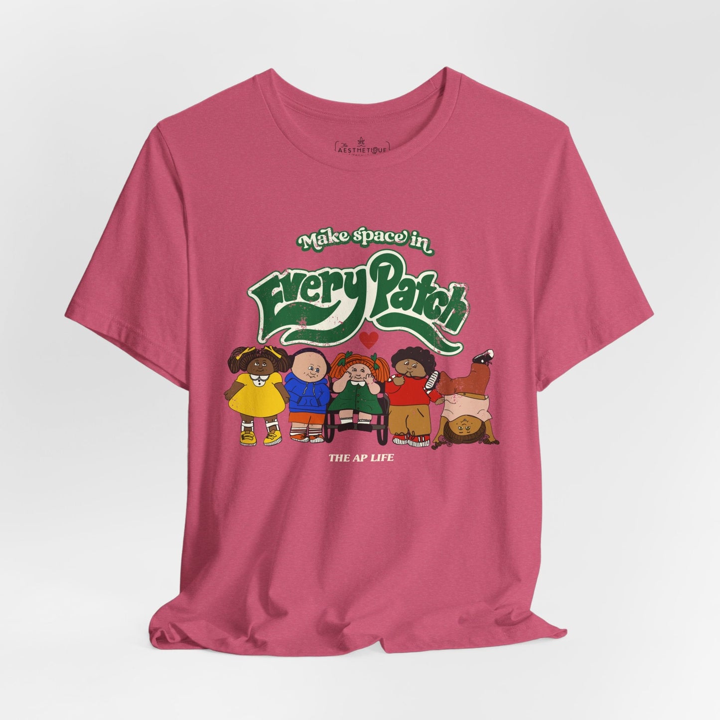 Make Space in Every Patch - Inclusion Matters - Adult Unisex Jersey Tee