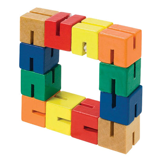 Wood Fidget Puzzle – Sensory Fidget Toy for Kids & Adults, Calming Focus Tool for Stress Relief & Fine Motor Skills