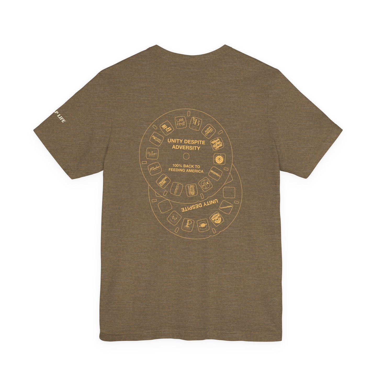 Unity Despite Adversity - Feeding America Fundraiser Tee - Unisex Jersey Short Sleeve Tee