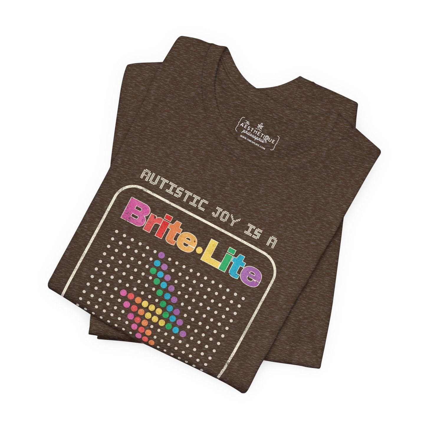 Autistic Joy is a Bright Light - Adult Unisex Jersey Tee