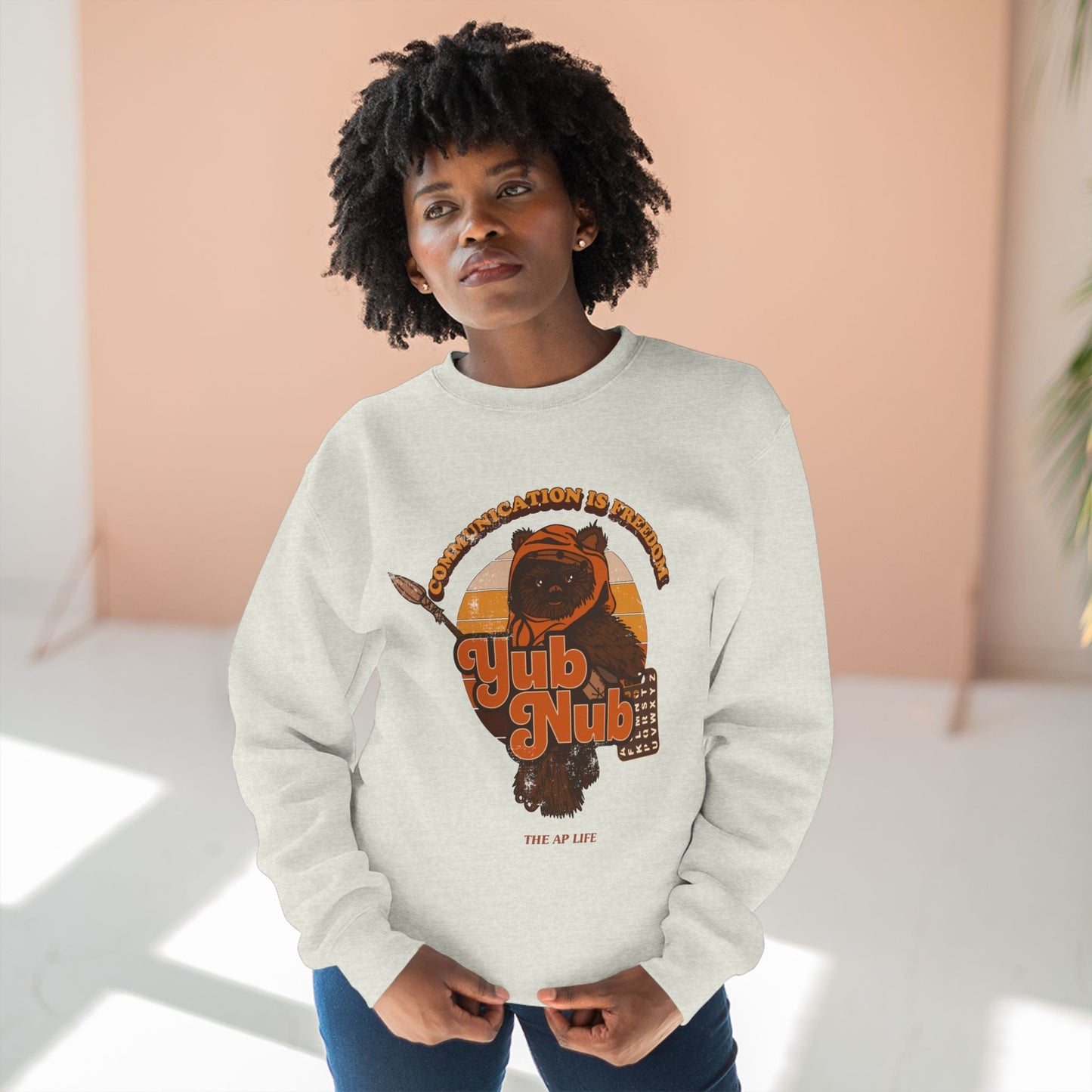 Communication is Freedom - Yub Nub - S2C - Adult Unisex Crewneck Sweatshirt