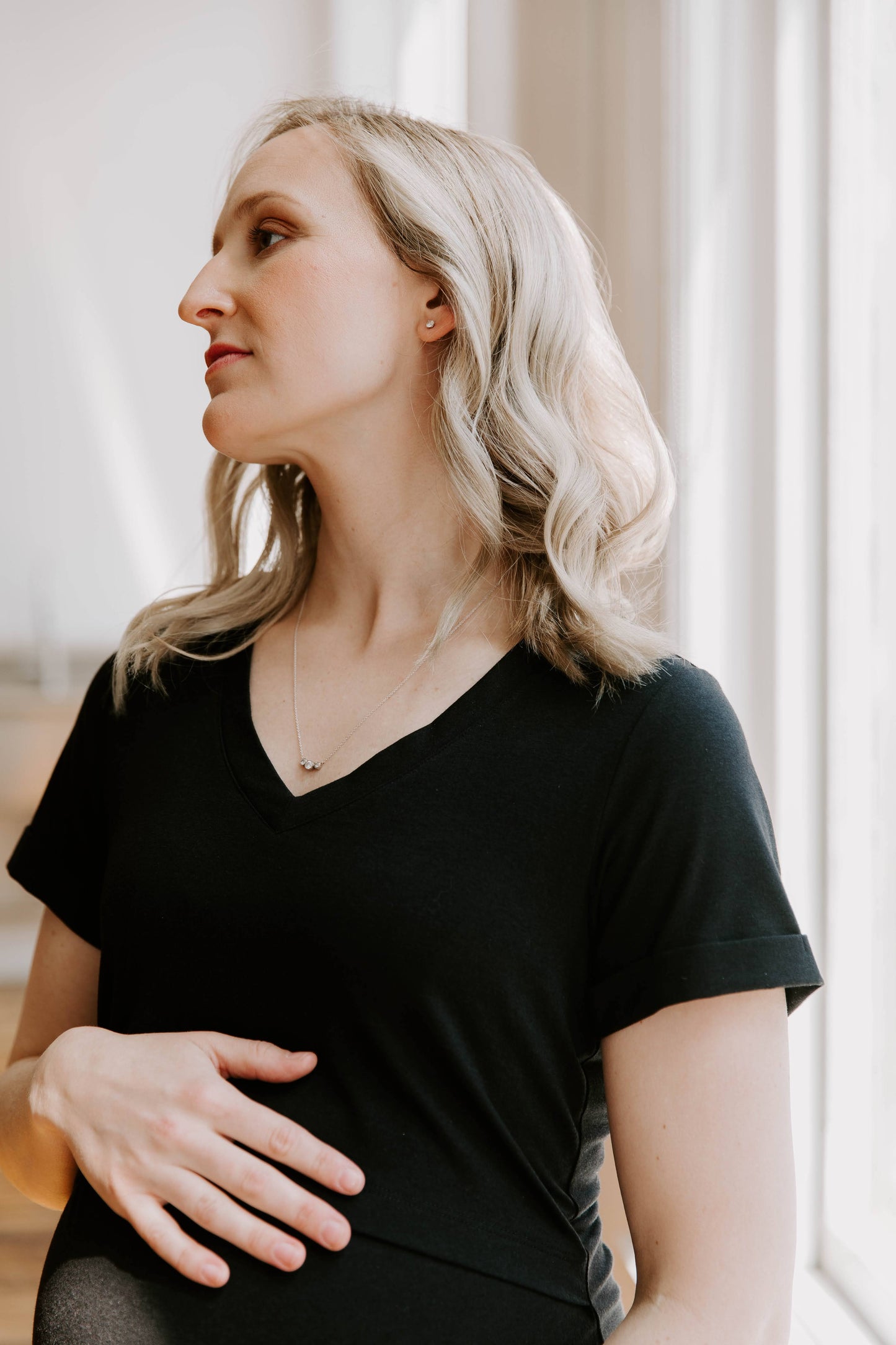 Everyday Breastfeeding Dress - Black