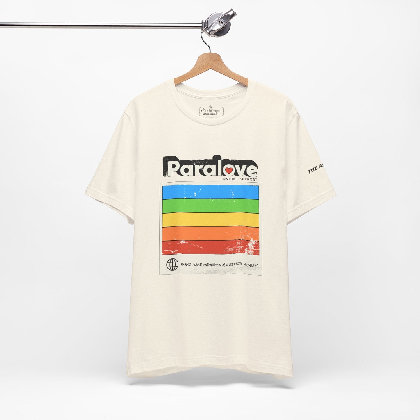 Para Love - Instant Support - Adult Unisex Jersey Short Sleeve Tee