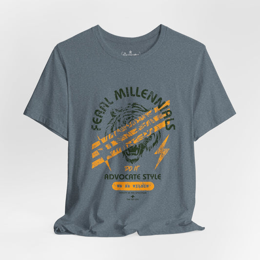Feral Millennials Do It Advocate Style (We Be Wildin') - Adult Unisex Jersey Tee