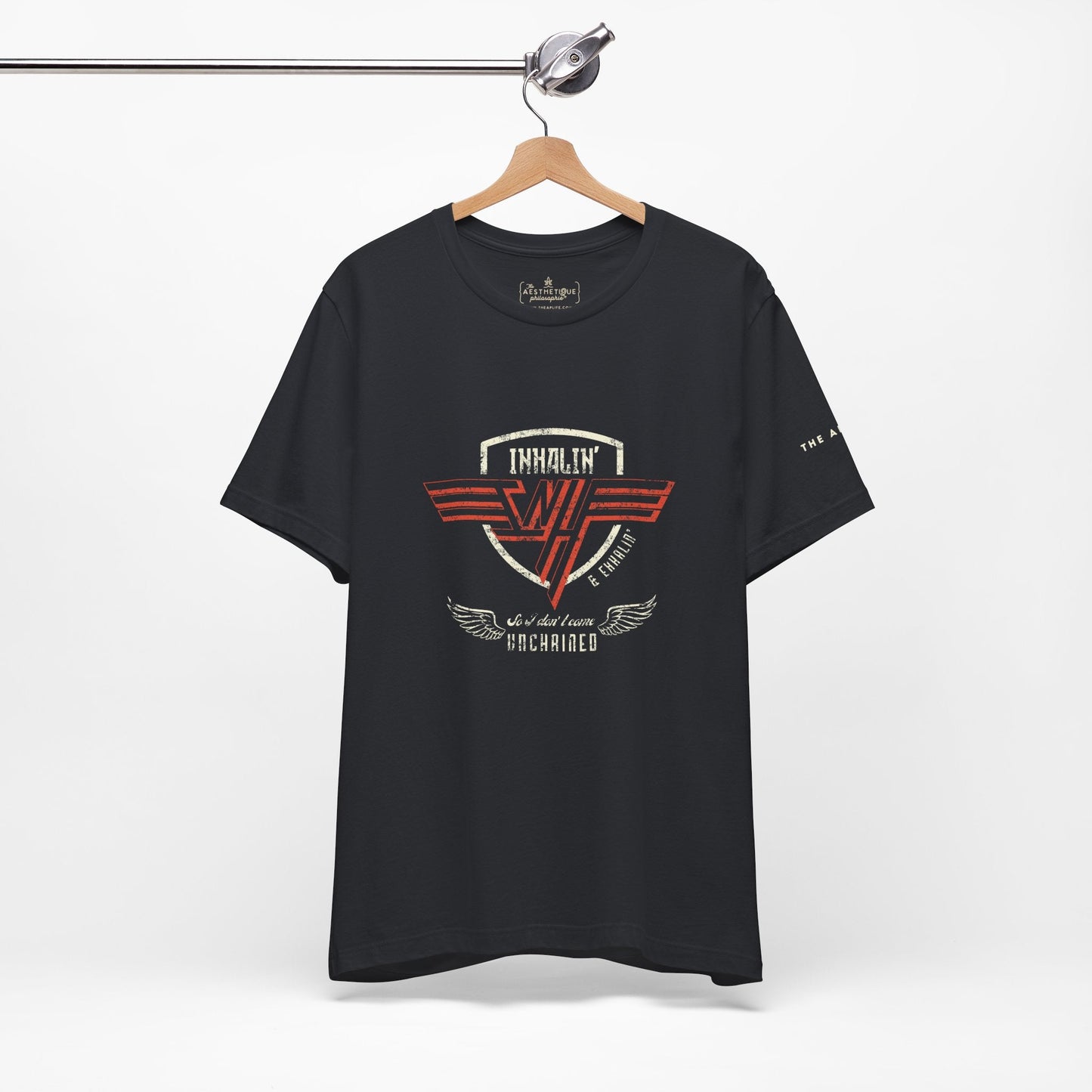 Inhalin' & Exhalin' So I Don't Come Unchained Regulation Adult Unisex Tee