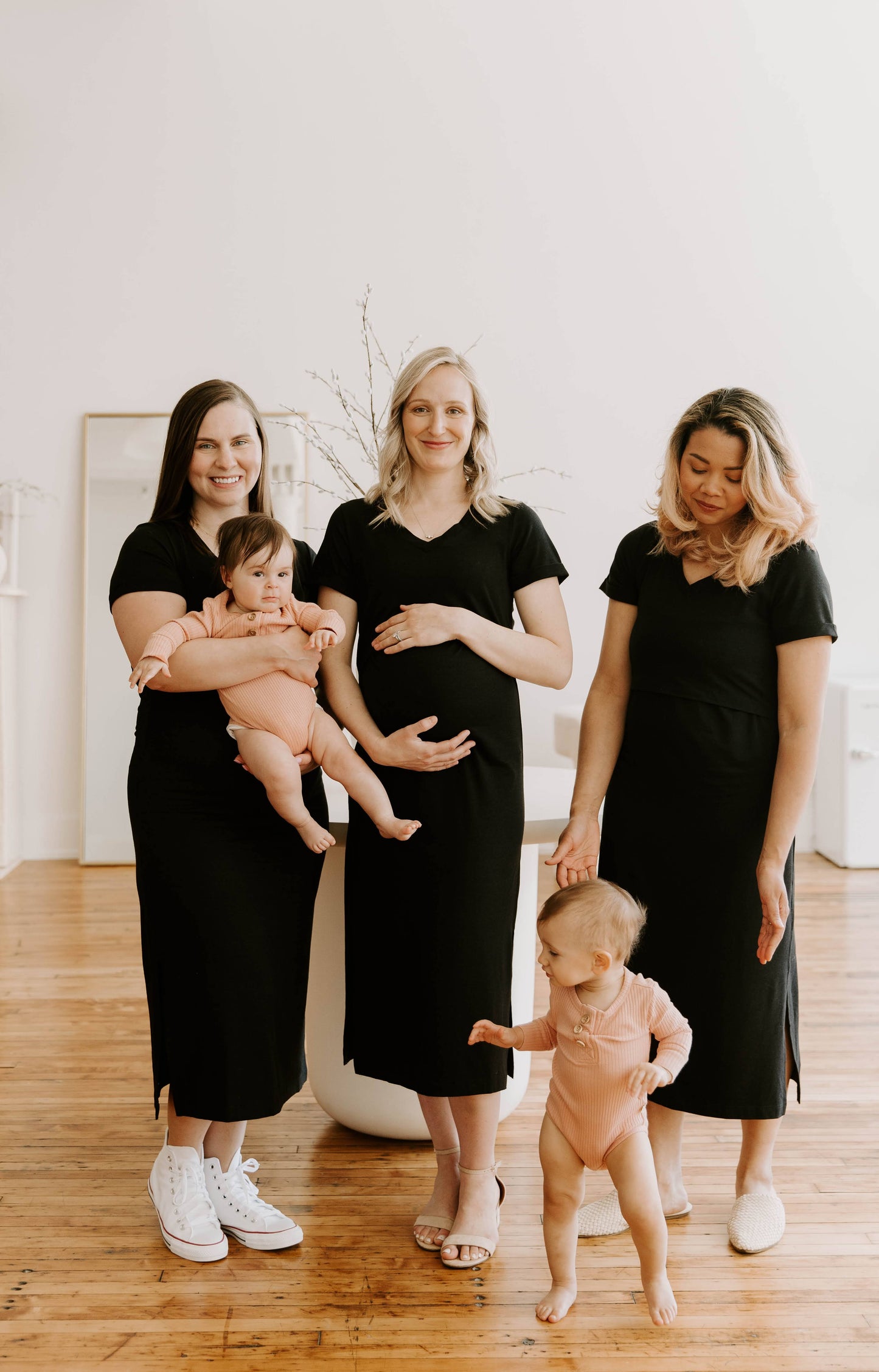 Everyday Breastfeeding Dress - Americano Brown