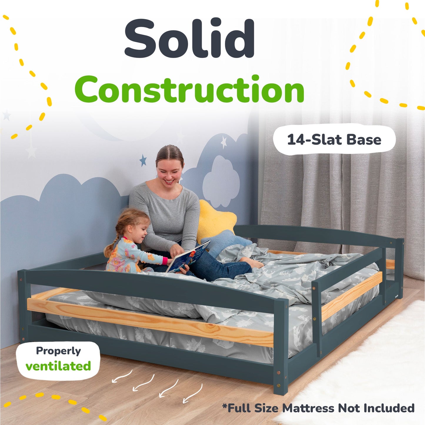Floor Bed - Full Size Ocodile.com