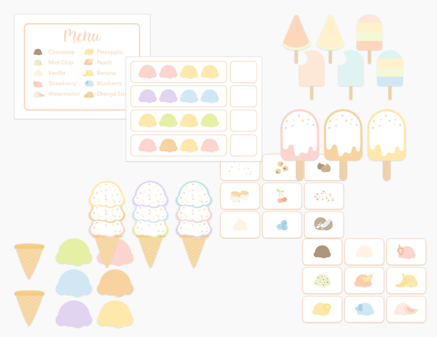 Ice Cream Shop Dramatic Play