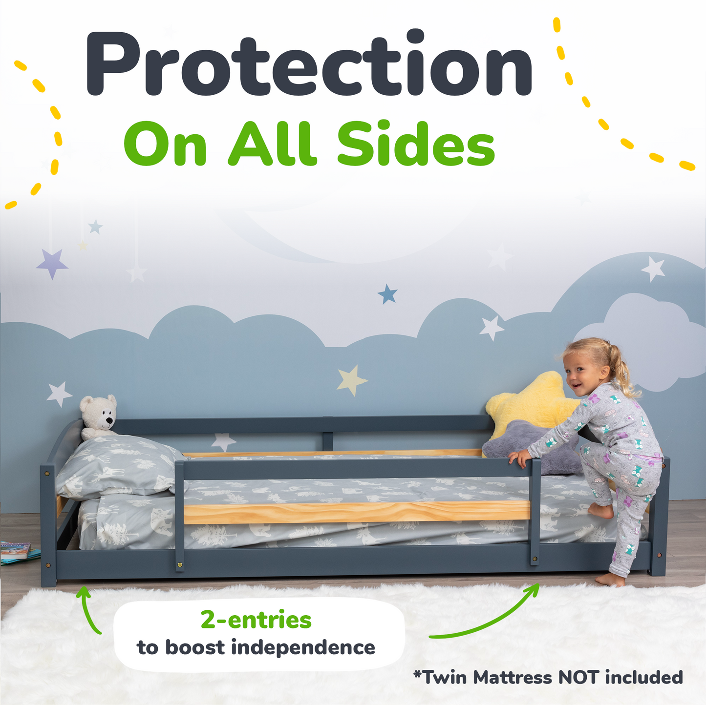 Floor Bed - Twin Size Ocodile.com