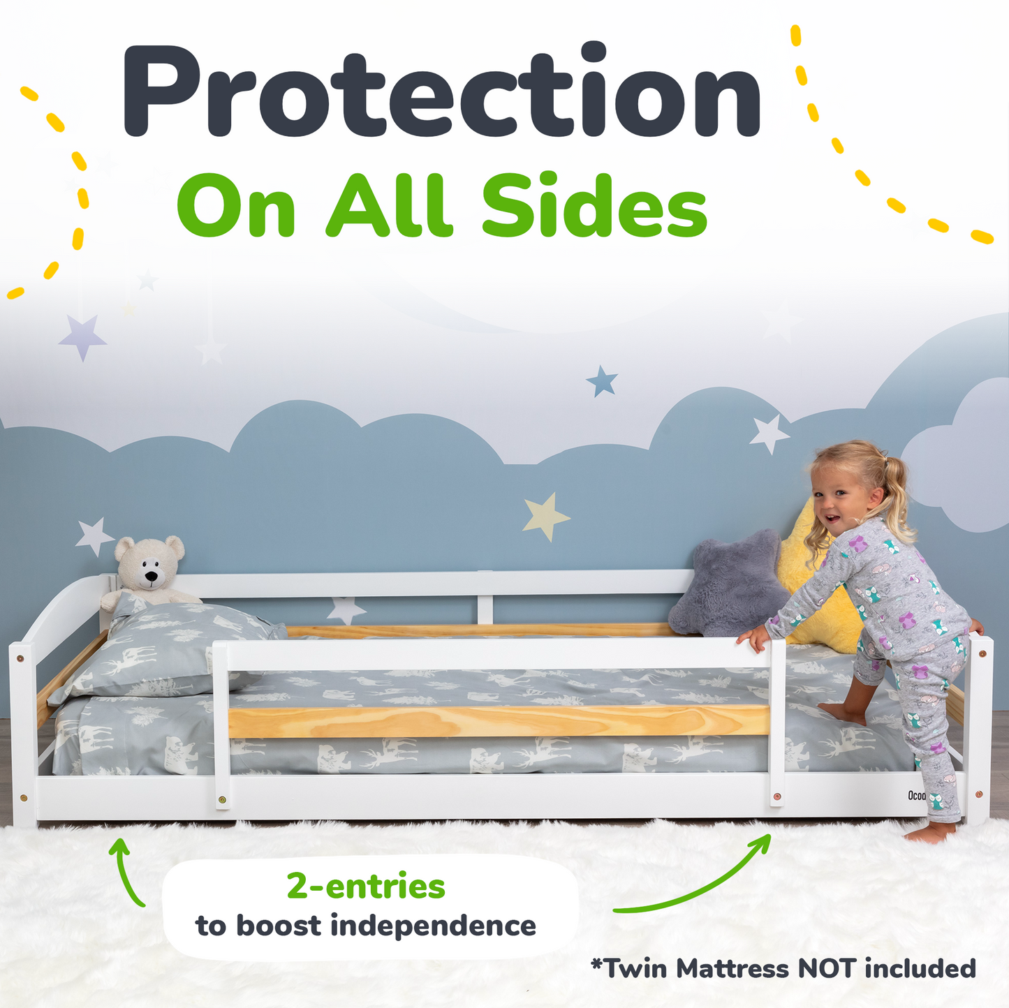 Floor Bed - Twin Size Ocodile.com