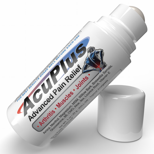 AcuPlus 3 oz. Pain Relief Roll-On – Fast-Acting, Hands-Free Application AcuPlus Pain Relief