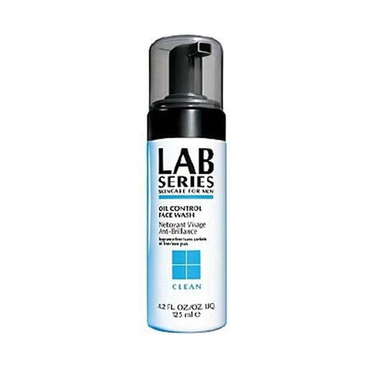 Lab Series oil control face wash bottle, pump dispenser, 4.2 oz
