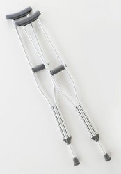 Cardinal Health Underarm Crutches for Adults 5'2" – 5'10" CA901AD Medsitis