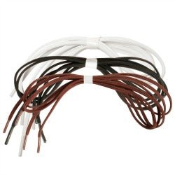 27-inch elastic shoelaces bundle, dark brown and black