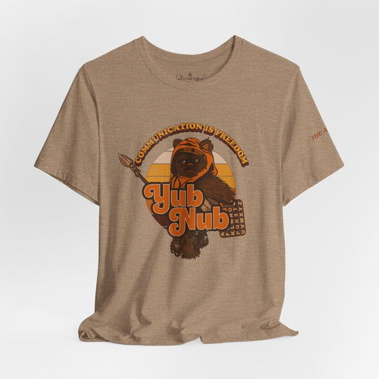 Communication is Freedom - Yub Nub - S2C - Adult Unisex Jersey Short Sleeve Tee